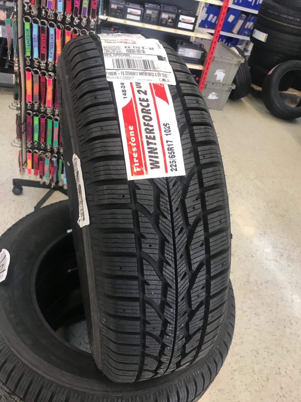 Firestone Winterforce 2 UV Winter/Snow SUV Tire 225/65R17 102 S customer photo 2