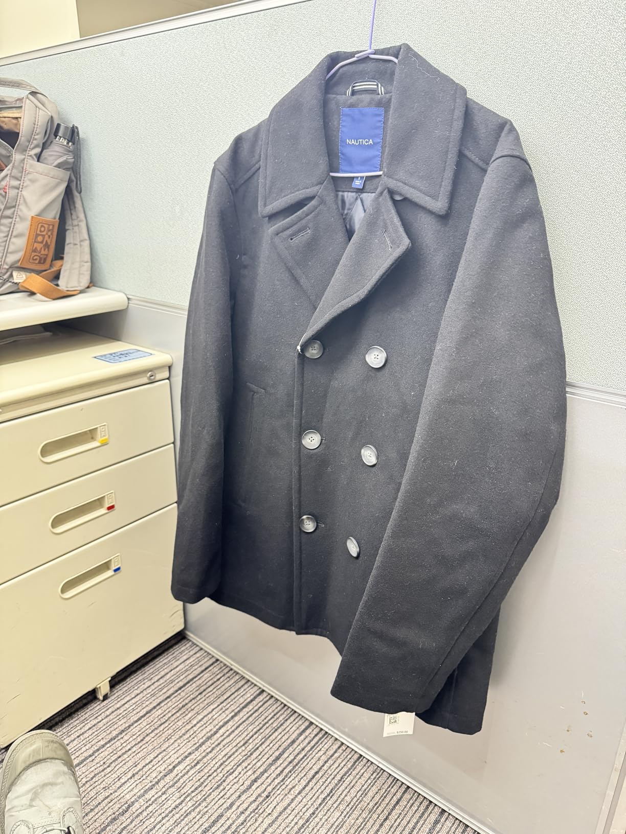 Nautica Men's Wool Blend Peacoat - Double-Breasted Winter Coat, Regular, Big & Tall Sizes customer photo 2