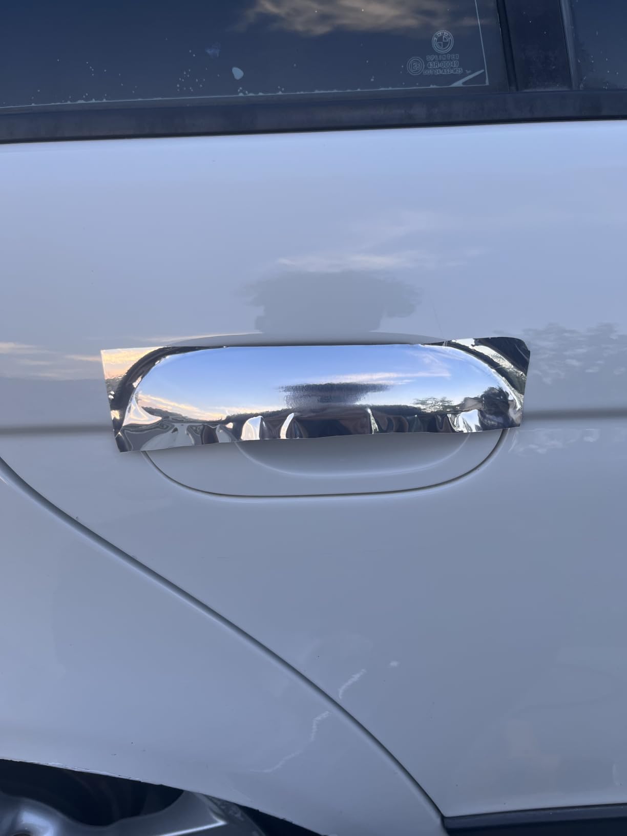 VINYL FROG Car Wrap Vinyl 11.81 Inches x 60 Inches Chrome Mirror Silver Self Adhesive Film DIY Decals Roll Air Release Technology customer photo 2