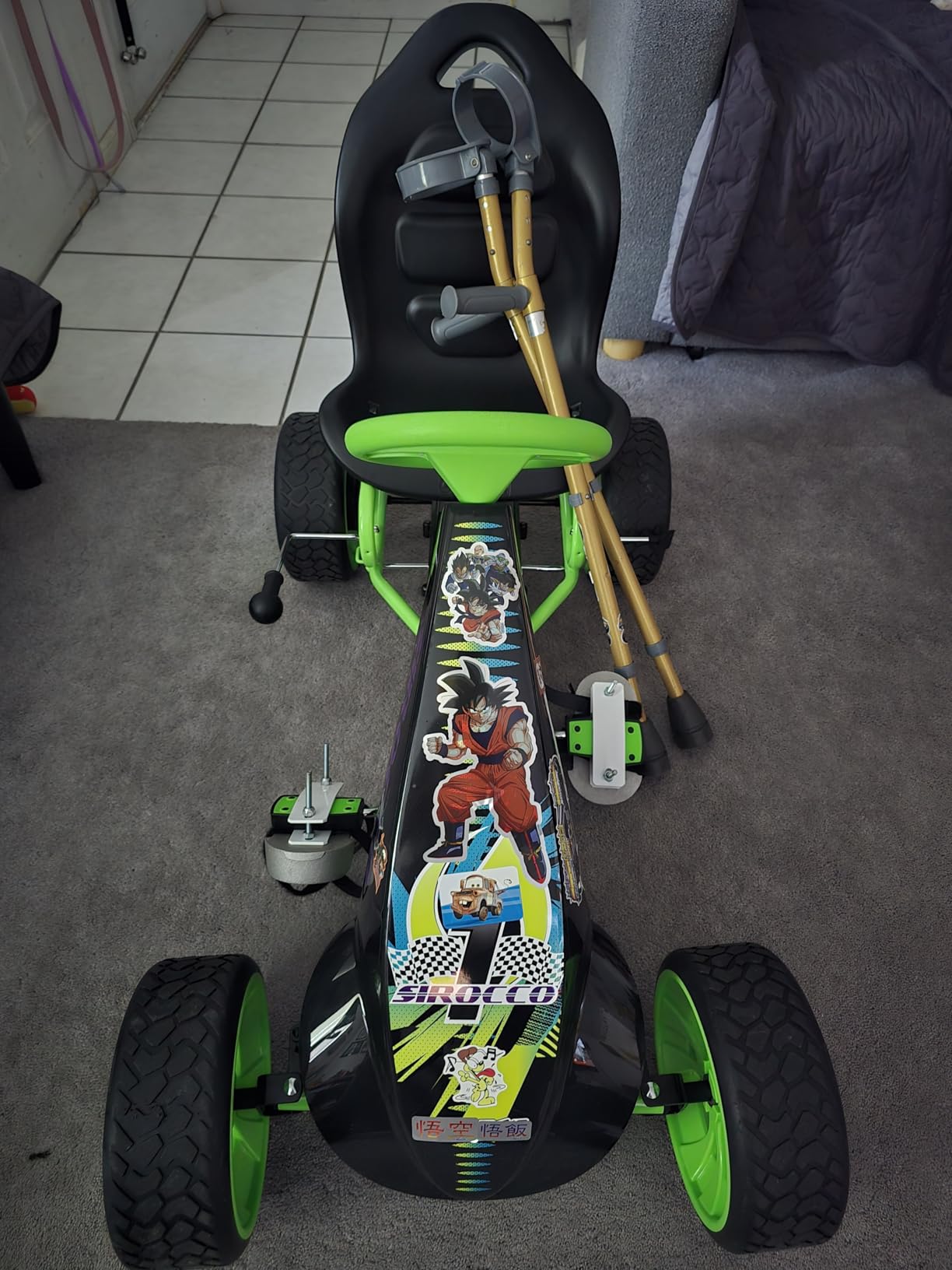 hauck Sirocco Go-Kart Kids Pedal Racing Cart w/Low Profile Rubber Wheels & Ergonomic Seat customer photo 1