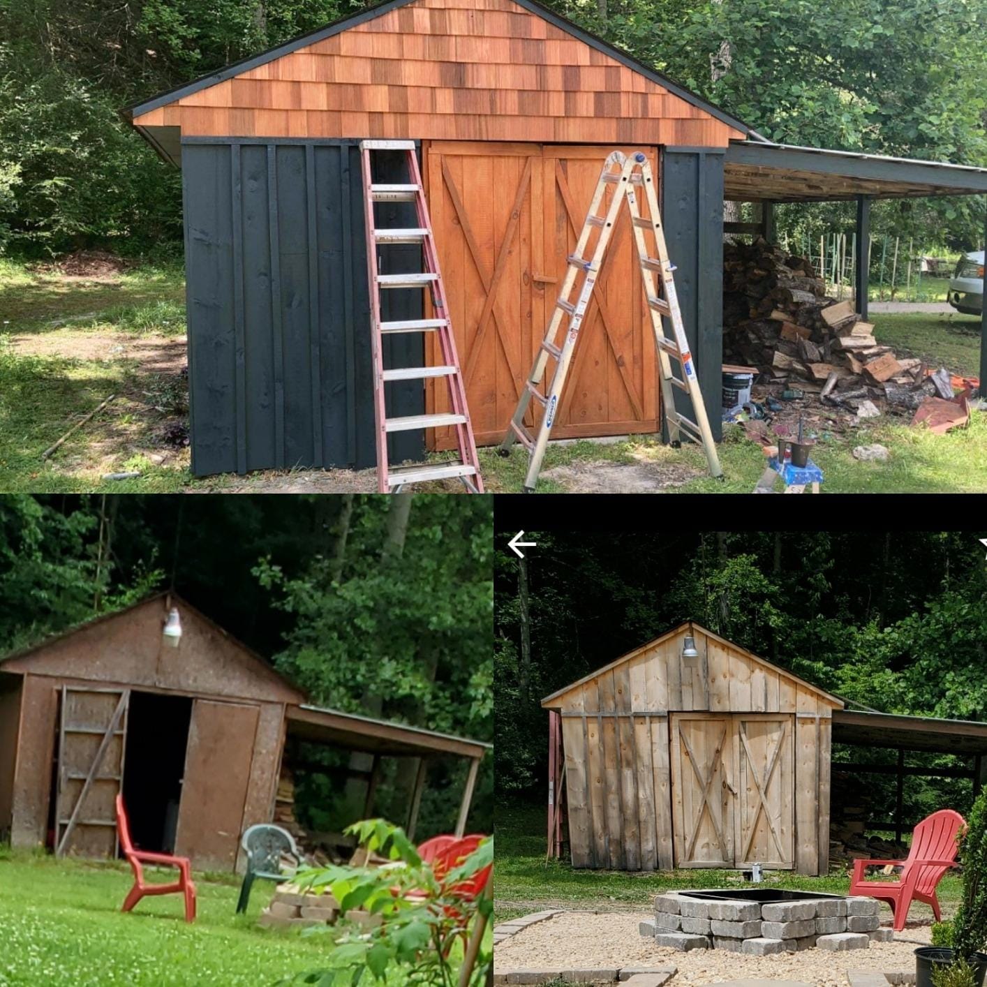 18 Inch Rebutted and Rejointed (R&R) Natural Groove Cedar Sidewall Shingles 1/2 Square Carton customer photo 1
