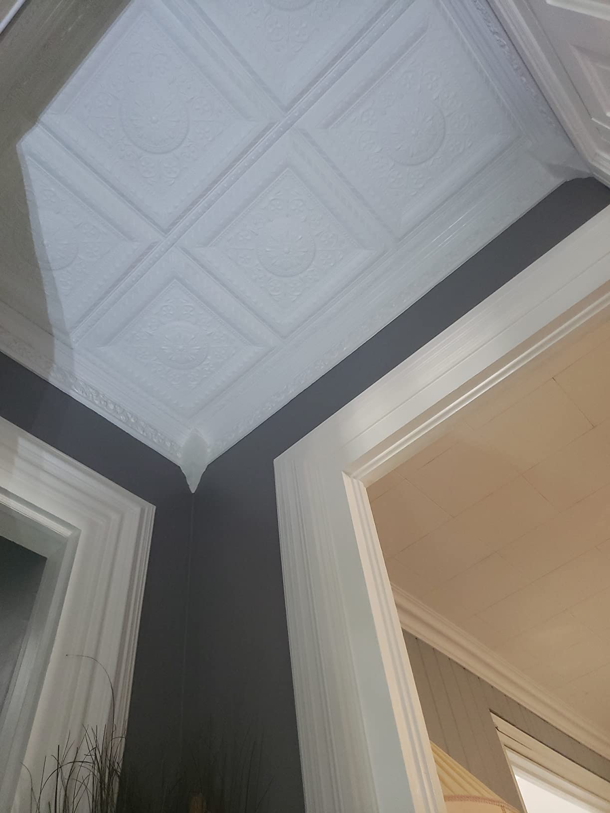 Flexible Moulding Ceiling Crown Molding Trim Veranda Vinyl Furniture Home Decor 1.4