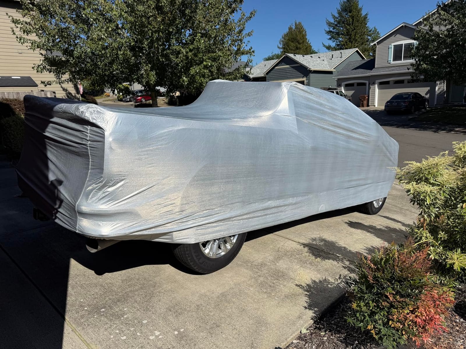 Kayme SUV Car Cover Size S4 | Waterproof All Weather Heavy Duty. MDX ZDX, X5 X6, Explorer, Pilot etc. Protects Against Sun, Rain, Snow, Dust. Soft Cotton customer photo 1