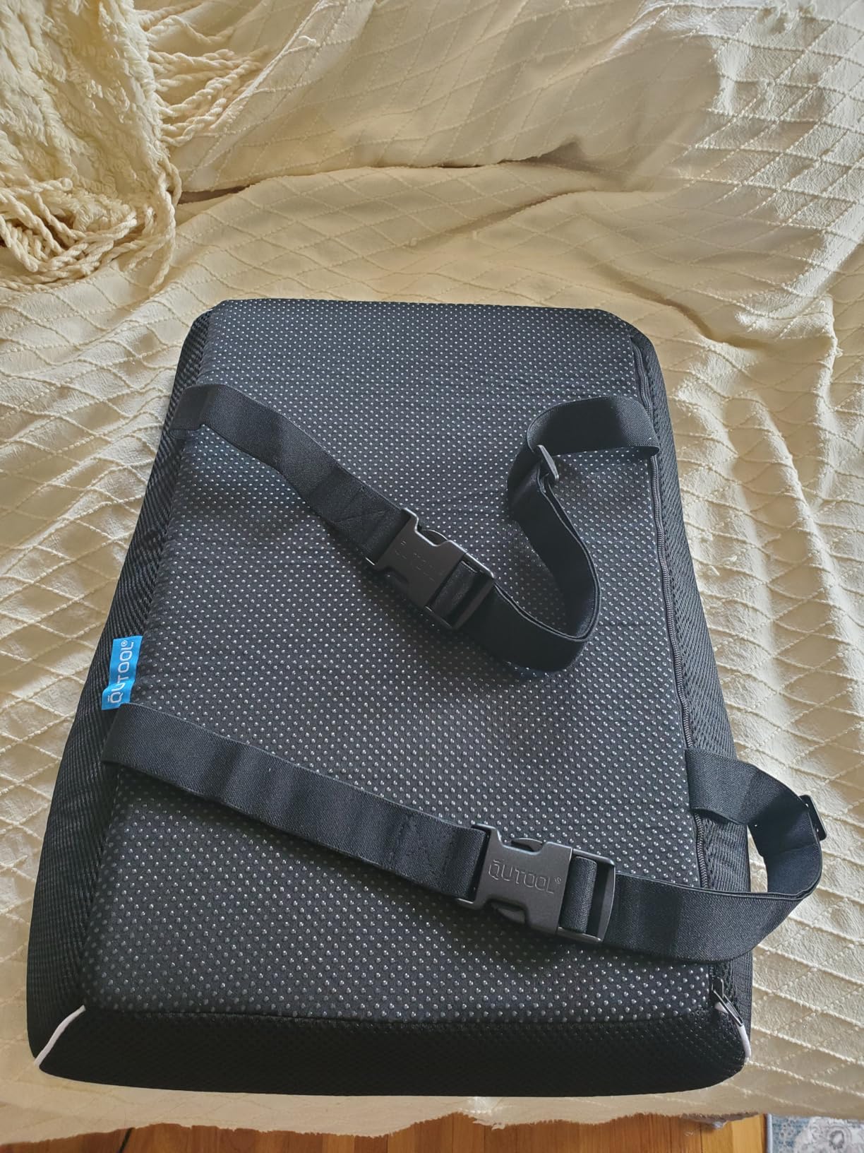Lumbar Support Pillow for Office Chair, Mesh Cover Double Adjustable Straps, Back Pain Relief Improve Posture customer photo 1