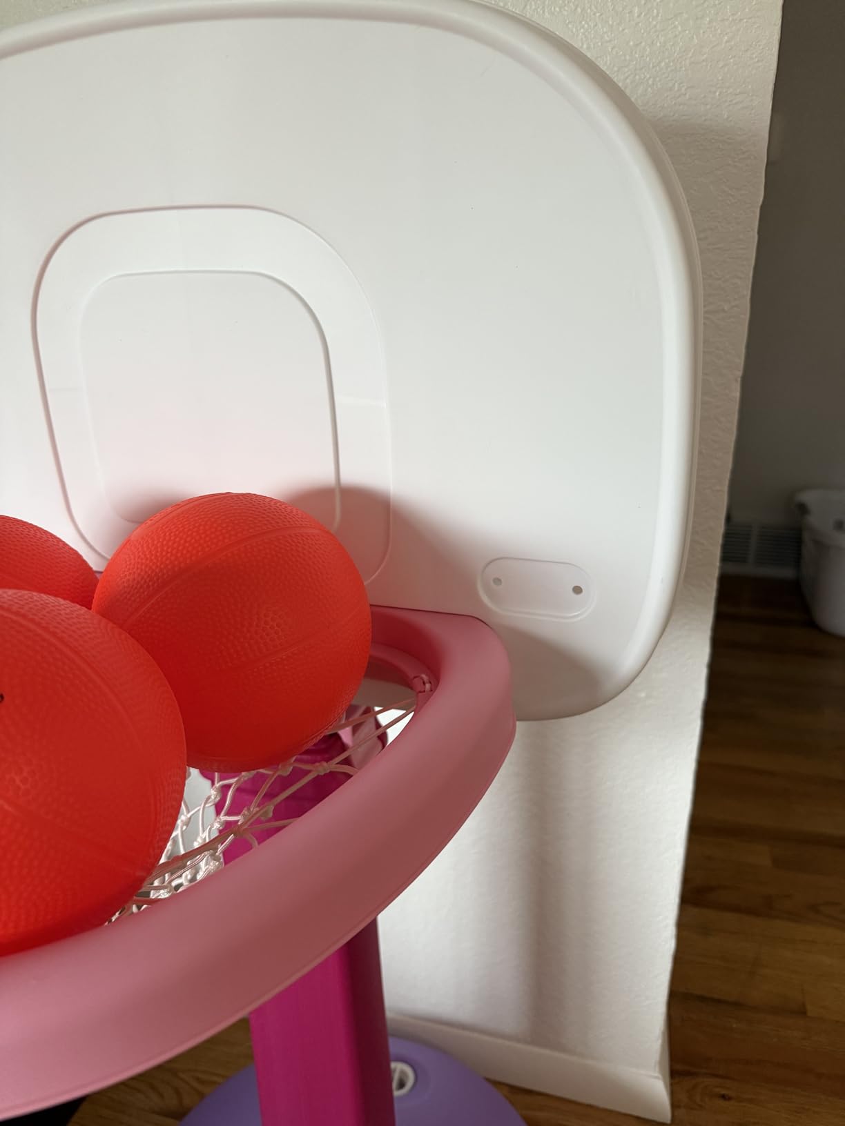 Little Tikes Easy Score Basketball Set, Pink- Amazon Exclusive 22.00 L x 23.75 W x 61.00 H Inches customer photo 1
