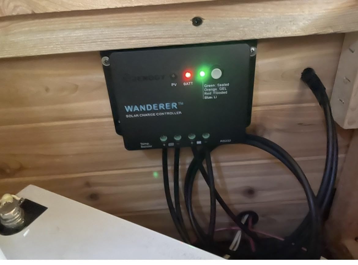 Renogy 12 Volt 100Ah Deep Cycle AGM Battery, Lead Acid Solar Battery | 3% Self-Discharge Rate, 1100A Max Discharge Current, Safe for RV, Camper, Cabin, Home Appliances, Marine and Off-Grid System customer photo 1