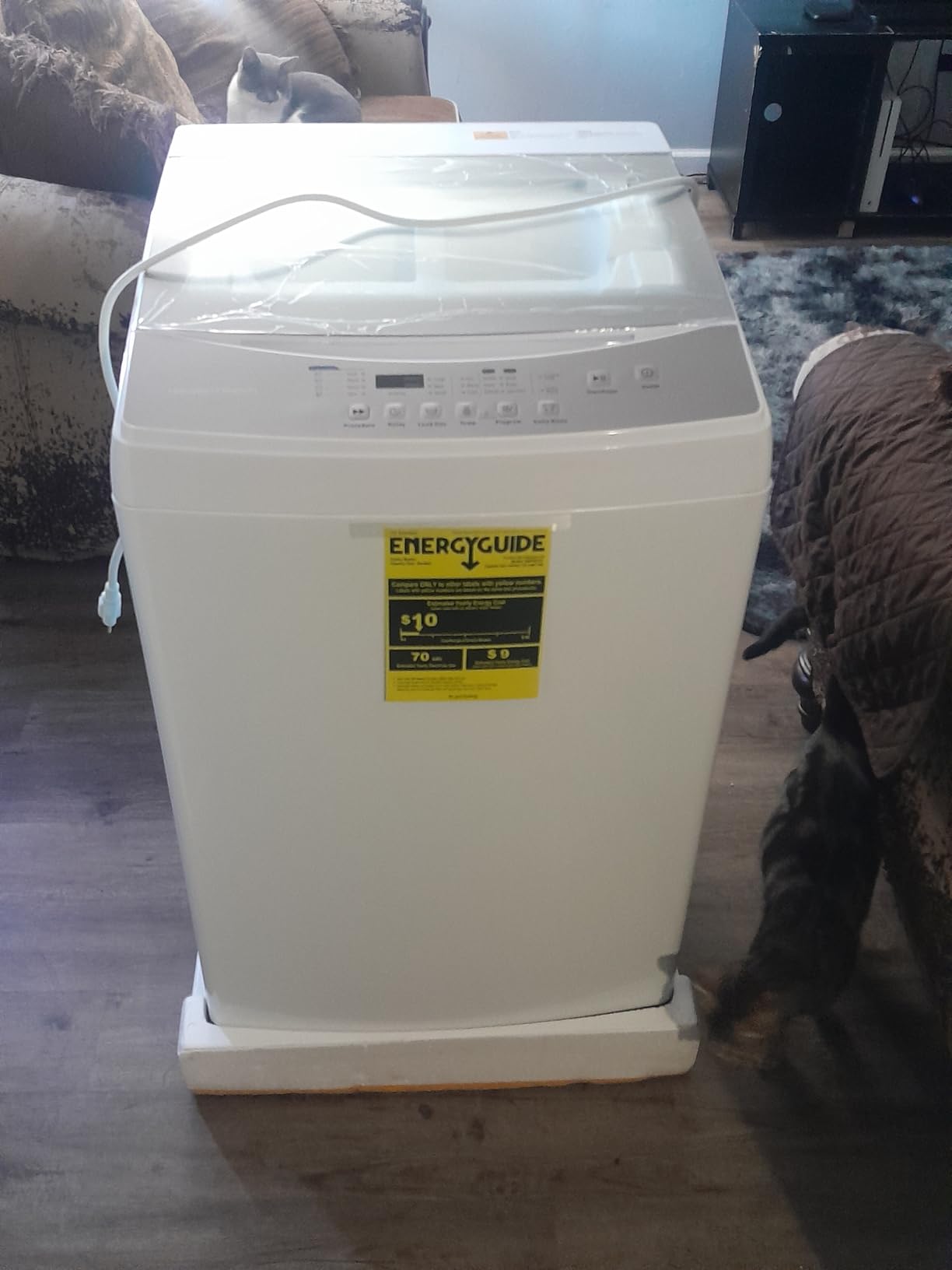 Hamilton Beach RPW302 Portable Washing Machine, 3.0 cu ft, White customer photo 2