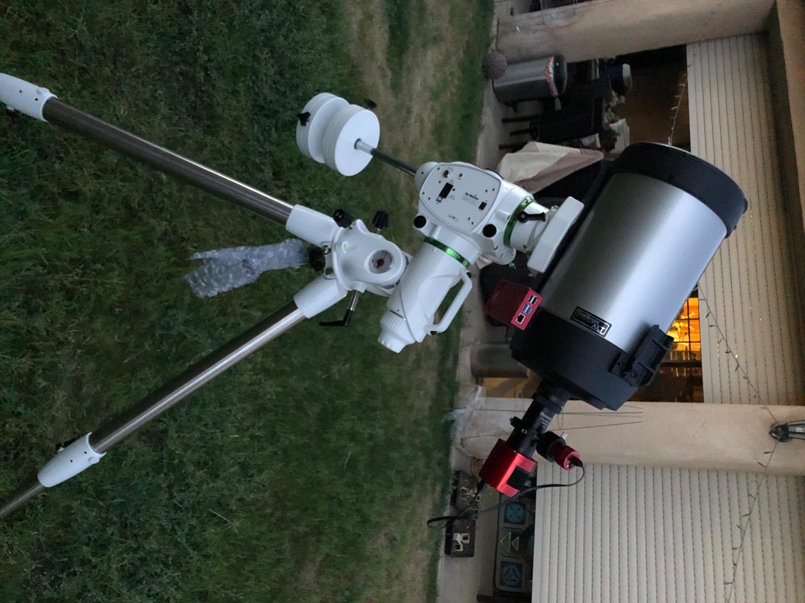Sky-Watcher EQ6-R Pro - Fully Computerized GoTo German Equatorial Telescope Mount - Belt-driven, Motorized, Computerized Hand Controller with 42,900+ Celestial Object Database customer photo 2