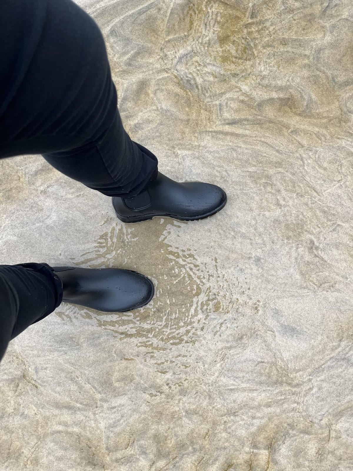 Asgard Women's Ankle Rain Boots Waterproof Chelsea Boots | Stylish Matte Finish, Easy On&Off, Non Slip, Ideal for Rainy Commute customer photo 1