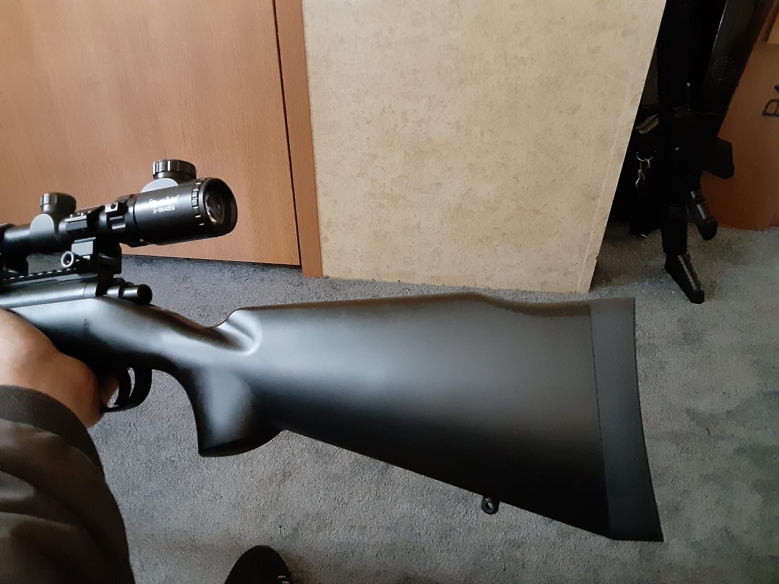 BBTac Airsoft Sniper Rifle M61 - Bolt Action Powerful Spring Airsoft Gun, Extreme Power Accurate Sniping with .20g 6mm BBS Ammo customer photo 1