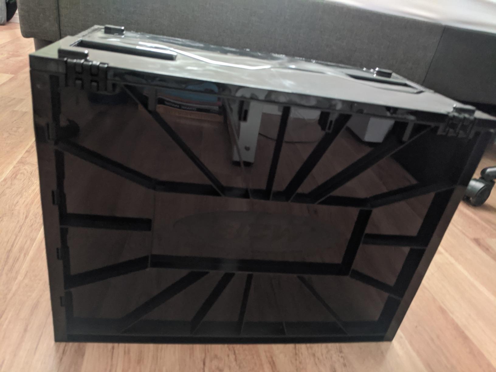 BCW Comic Bin, Black - Holds 150 Comics, Acid Free Storage and Organizer, Heavy Duty Plastic, Stackable, Includes Partition customer photo 1