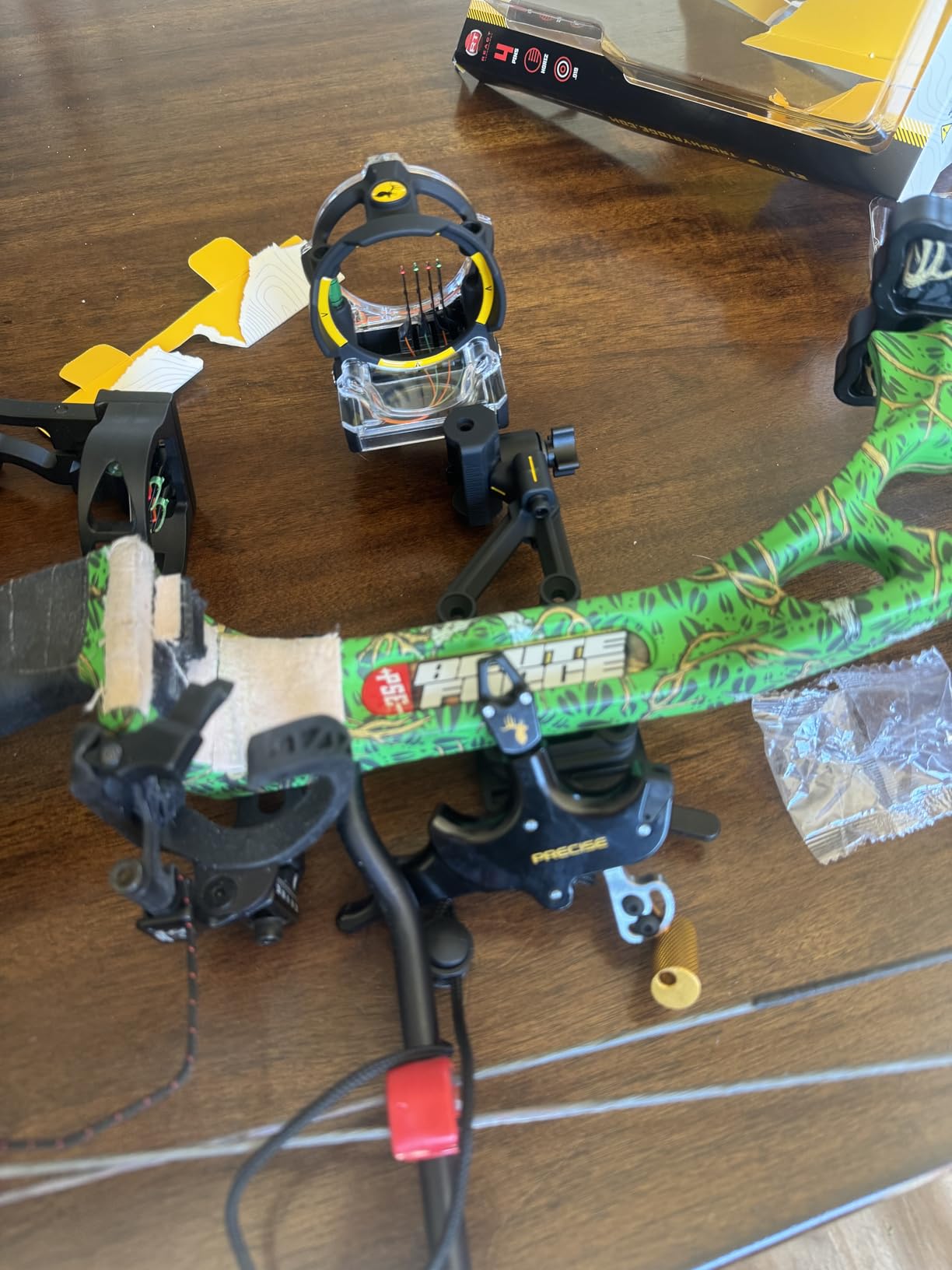 Trophy Ridge React H4 Bow Sight - 4 Pin Sight, Tool Less Windage and Elevation Adustability, 2nd Axis Leveling, Adjustable Click Light customer photo 1
