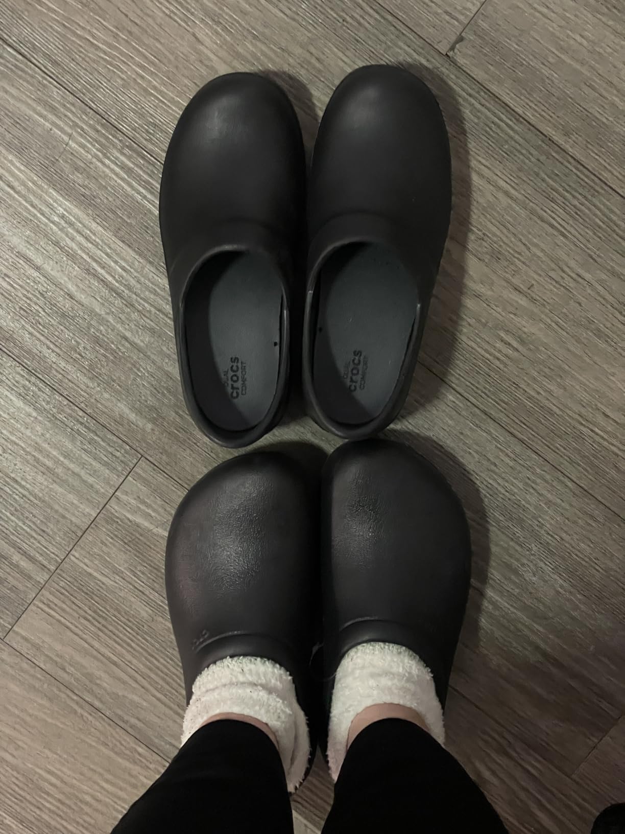 Crocs Women's Neria Pro II Work Clogs, Enclosed Toe, Slip Resistant Shoes | All Day Comfort at Work, Non-Slip, for Healthcare, Hospitality, and Food Service Workers, Easy to Wipe Clean, ASTM Certified customer photo 2