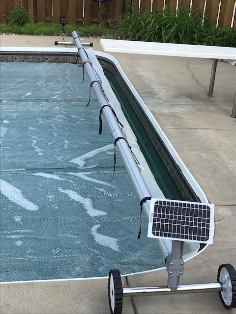 Automatic Motorized Solar Blanket Cover Reel/Roller for Pools up to 20x40' customer photo 2