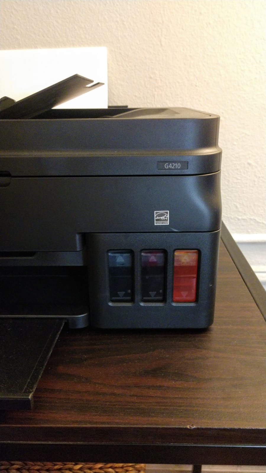 Canon PIXMA G4210 Wireless All-In-One Supertank (Megatank) Printer, Copier, Scan, Fax and ADF with Mobile Printing, Black customer photo 2