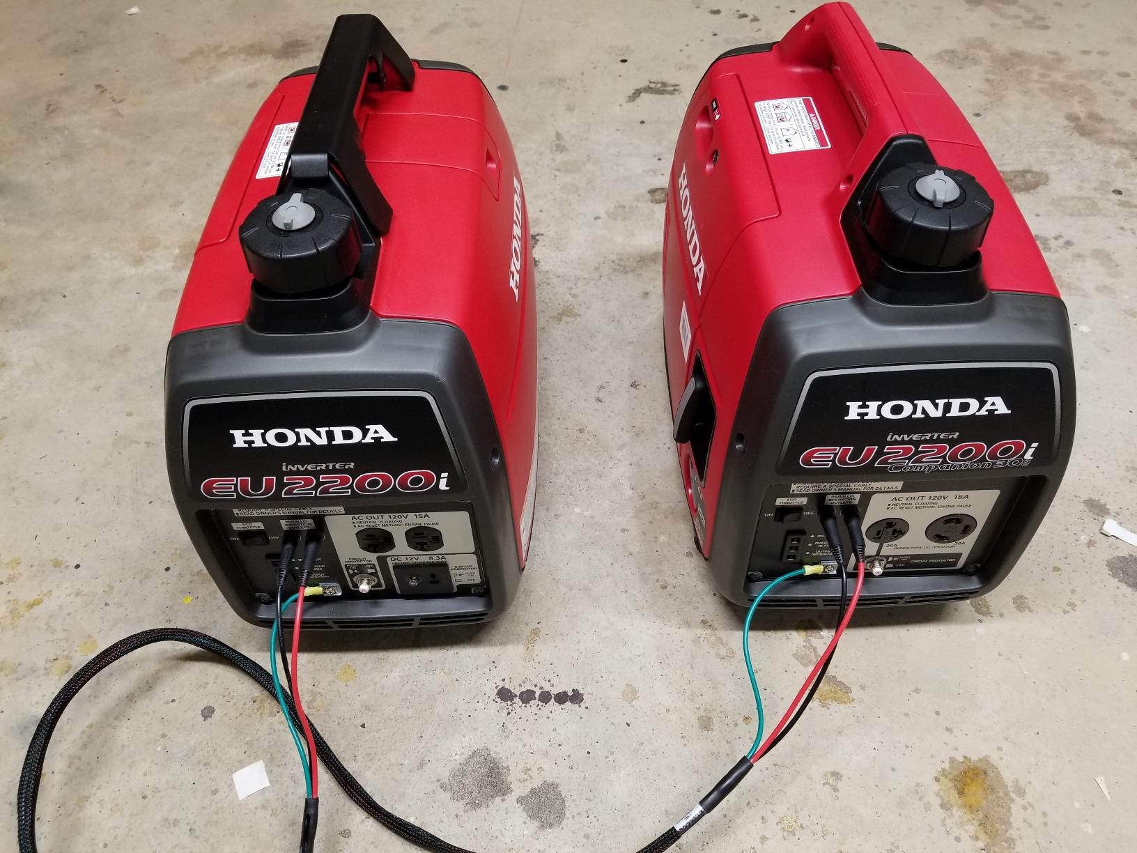 Honda EU2200i Companion 2200 Watt Inverter Generator (EU2200ITAN1) | Super Quiet 120V Gas Powered Portable Generator for Camping or RV Backup Power Supply, Up to 8.1 Hour Run Time customer photo 1