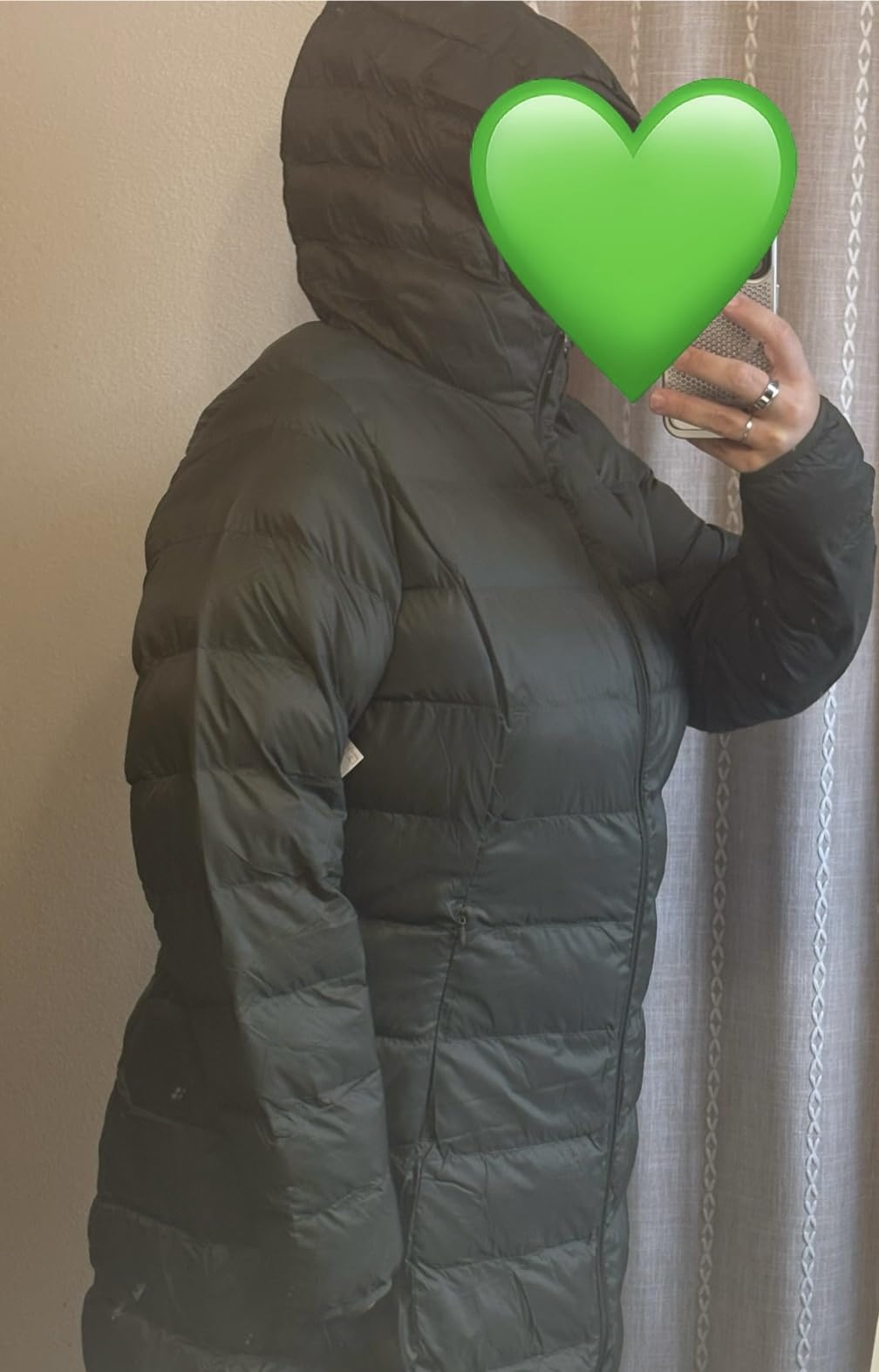 Women's Lightweight Water-Resistant Packable Hooded Puffer Coat (Available in Plus Size) customer photo 1