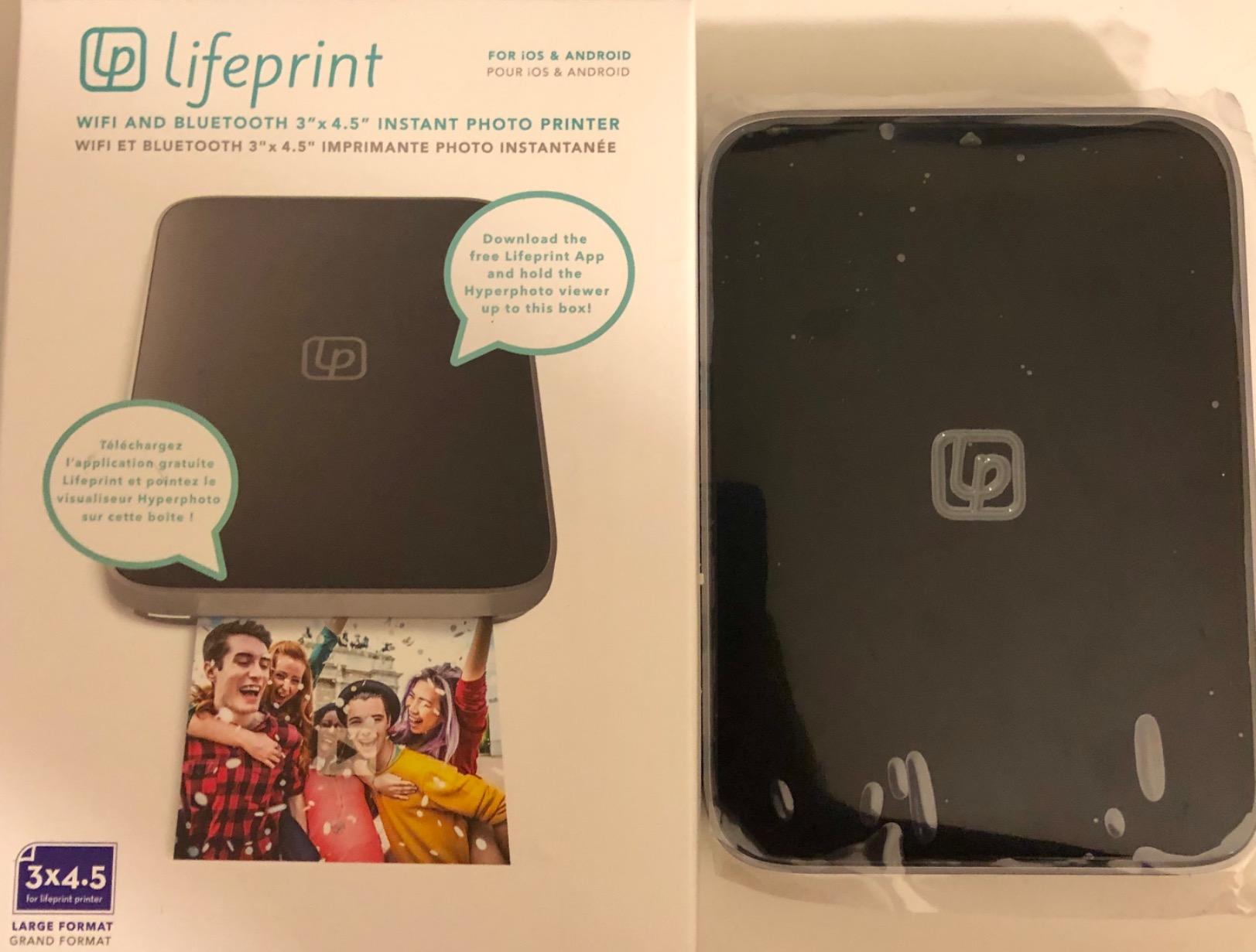 Lifeprint 3x4.5 Portable Photo and Video Printer for iPhone and Android. Make Your Photos Come to Life w/Augmented Reality - White customer photo 2