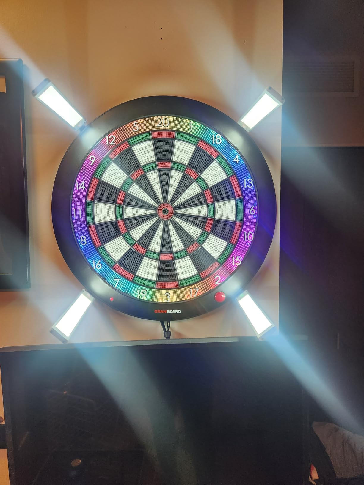 GRANBOARD3s Bluetooth Electronic Dartboard - Green customer photo 1