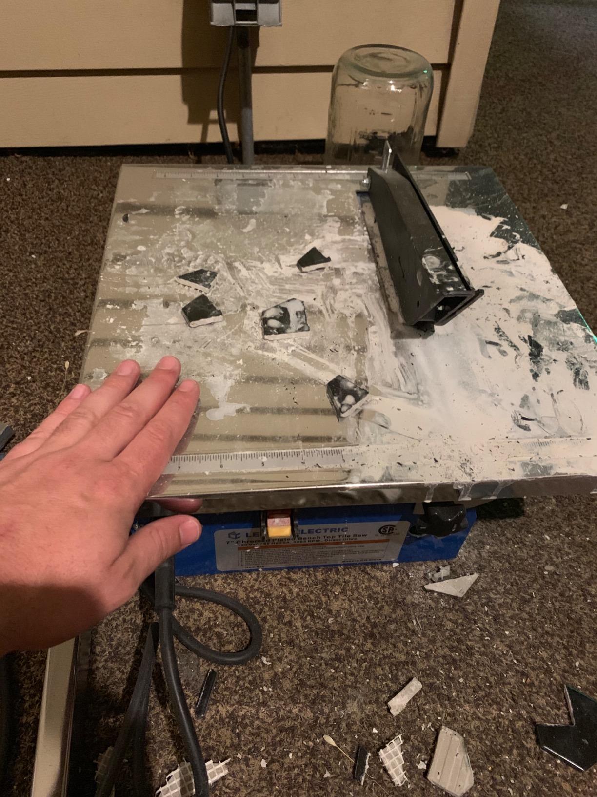 Leegol Electric 7in. Wet Tile Saw customer photo 2