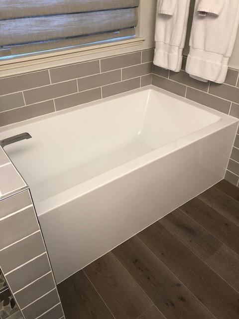 Kingston Brass Aqua Eden VTAP603622L 60-Inch Acrylic Alcove Tub with Left Hand Drain, White customer photo 2