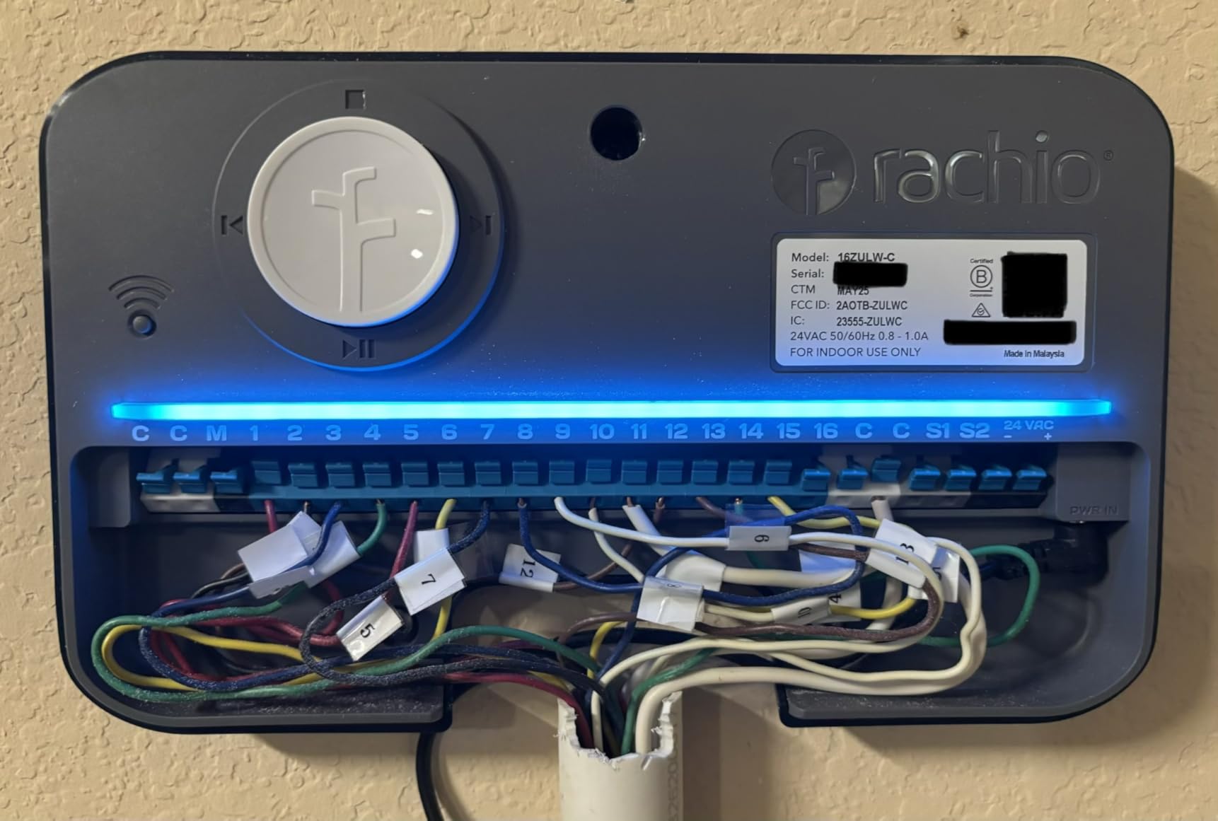 Rachio 3: Smart Sprinkler Controller, 16-Zone (Simple Auto Scheduling + Local Weather Intelligence, Save Water w/ Rain, Freeze & Wind Skip), Fast & Easy Install customer photo 2