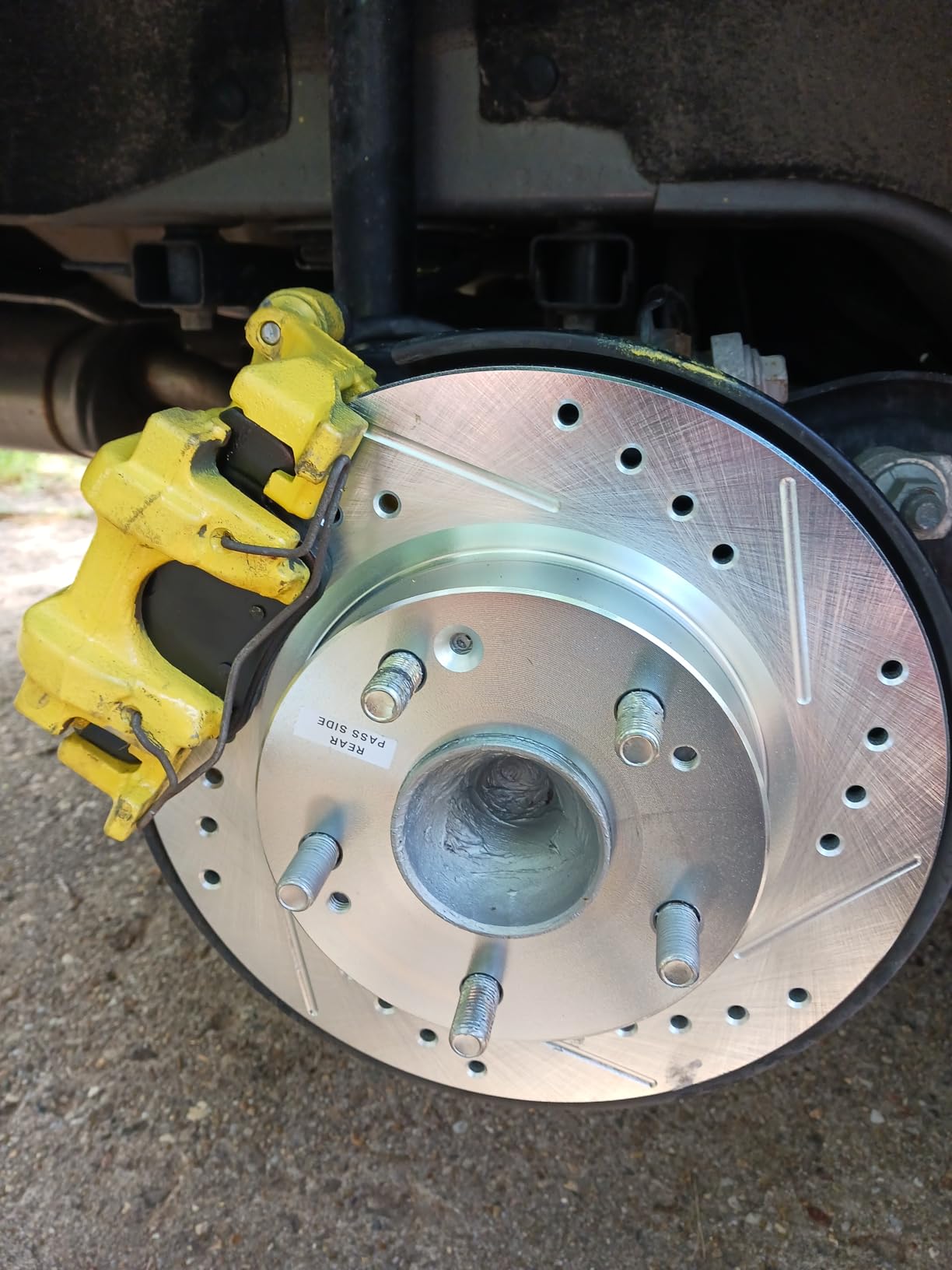 PowerStop Z23 Performance Brake Pad & Rotor Kit Front & Rear K7574 | Honda Civic 2016-21 Carbon Fiber Ceramic Brake Pads + Drilled & Slotted Rotors customer photo 2