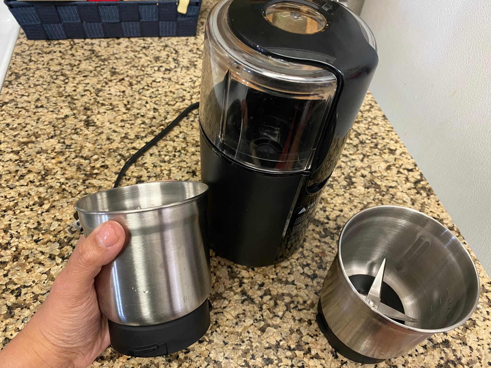 SHARDOR Coffee Grinder Electric, Coffee Bean Electric, Herb, Nut Grain Grinder with 1 Removable Stainless Steel Bowl, Black customer photo 2