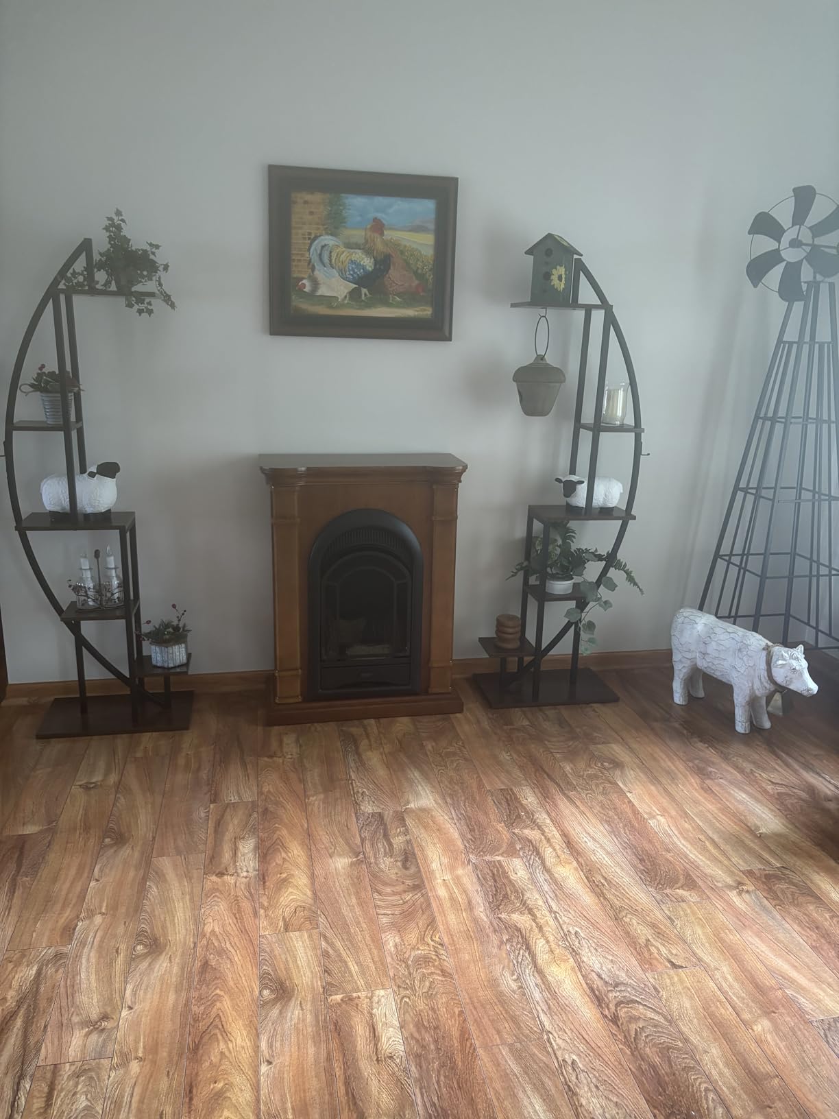 ProCom Dual Fuel Ventless Gas Fireplace System - 10,000 BTU, T-Stat Control, Apple Spice Finish - Model# FS100T-3AS customer photo 1
