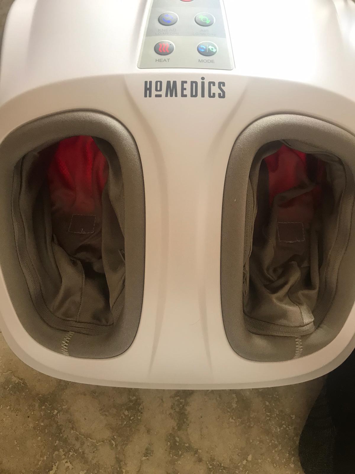 Homedics Shiatsu Air 2.0 Foot Massager with Soothing Heat and Air Compression, 3 Customized Controls and Intensities, Washable Liner, At-Home Kneading Massage Relaxes Feet, 3 Speed Options customer photo 1