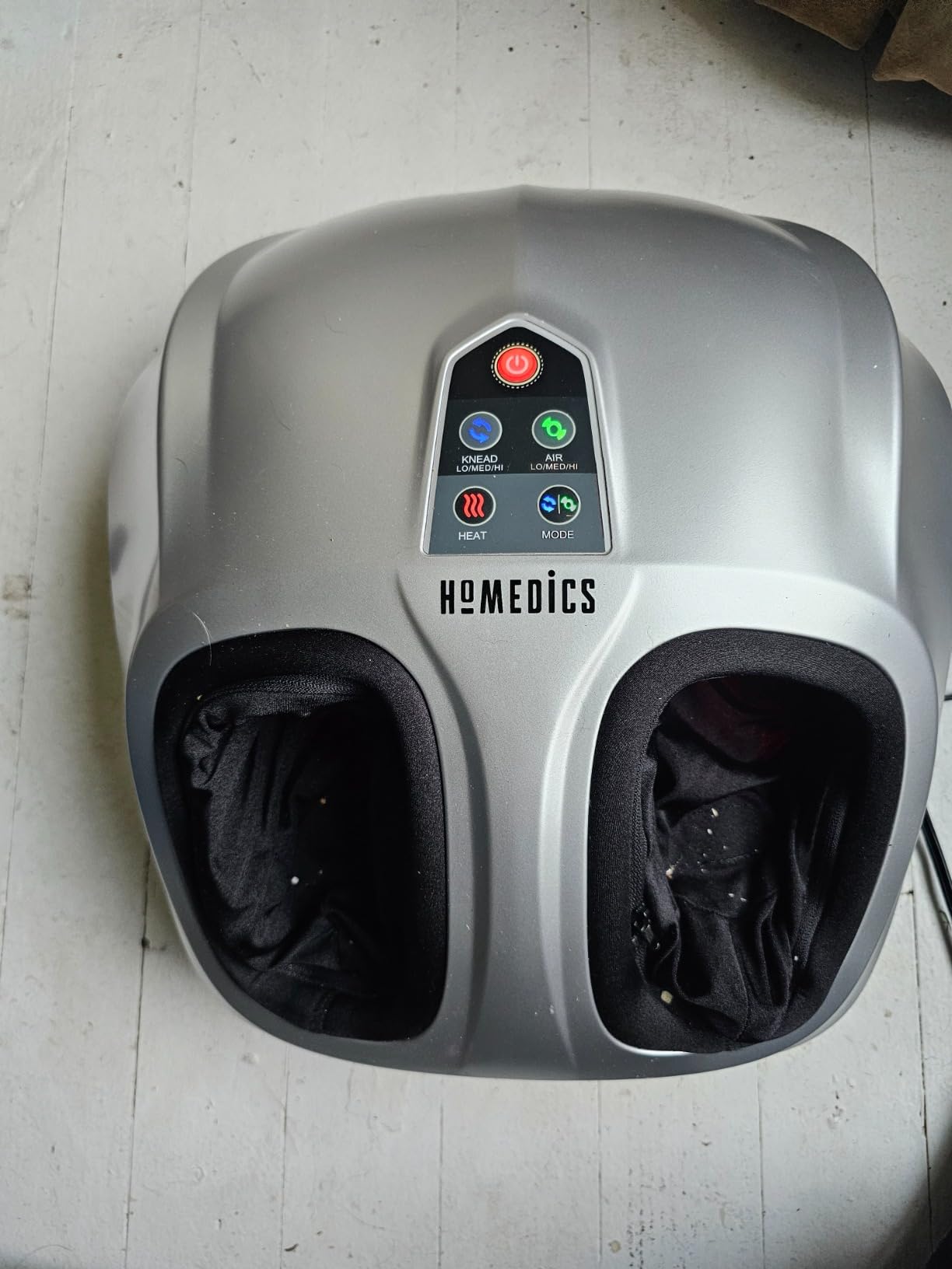 Homedics Shiatsu Air 2.0 Foot Massager with Soothing Heat and Air Compression, 3 Customized Controls and Intensities, Washable Liner, At-Home Kneading Massage Relaxes Feet, 3 Speed Options customer photo 2