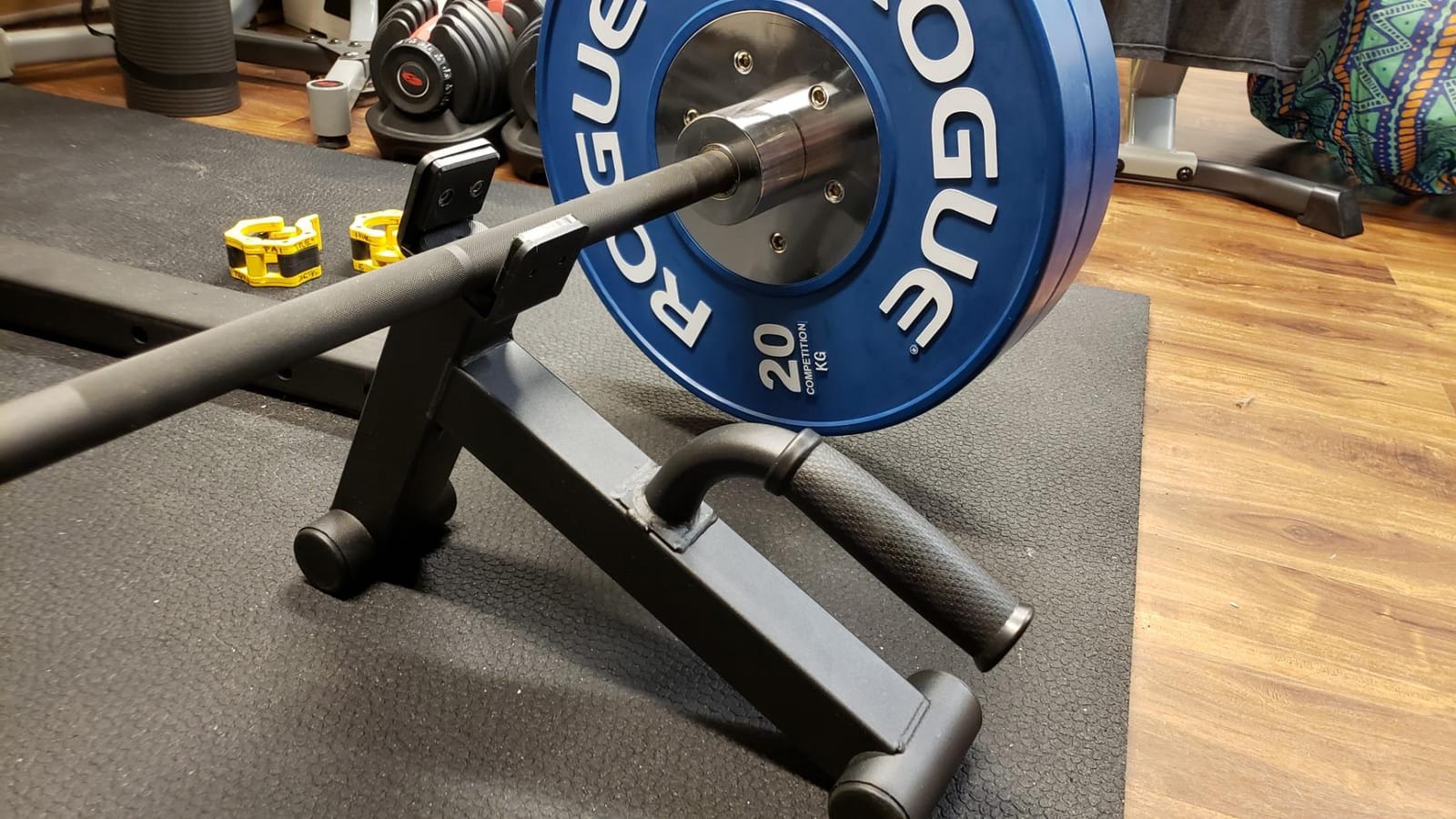 Yes4All Deadlift Jack/Barbell Stand - Holds 600lb Barbell Plates for Deadlift Exercise, Squat Wedge for Squat/Weight Training customer photo 2