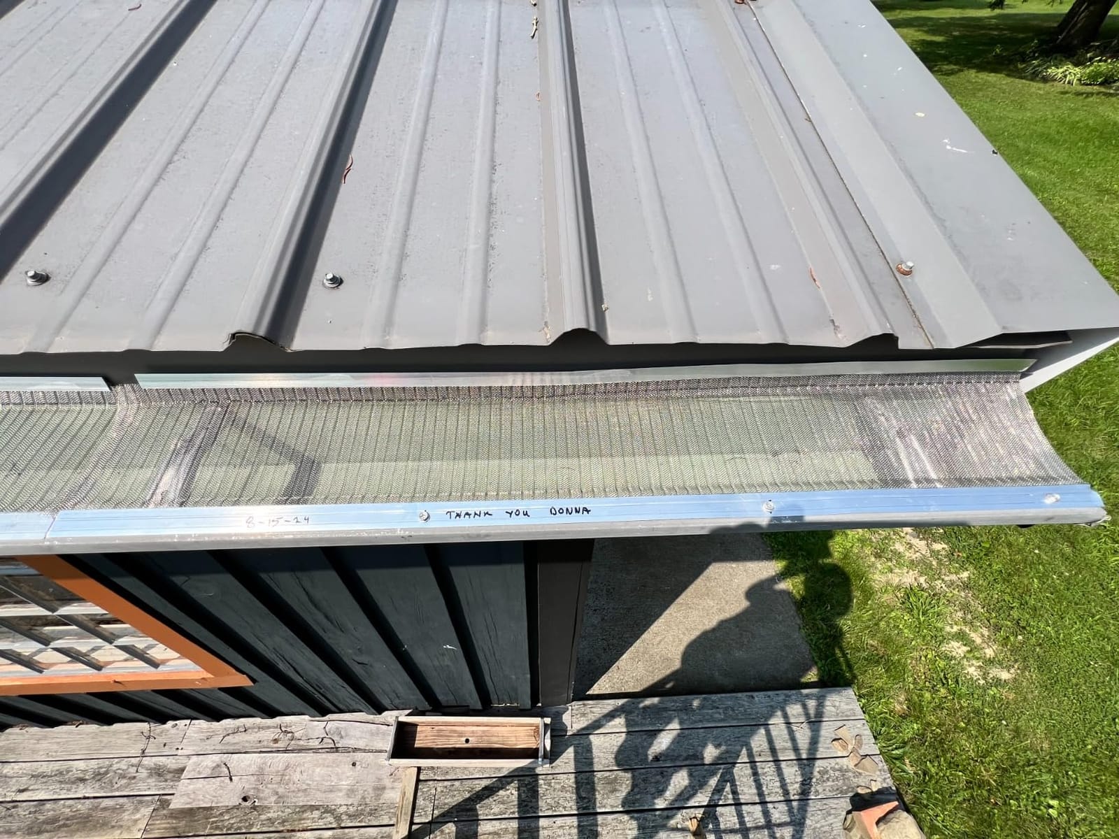 Raptor Gutter Guard - 48 FT Contractor Grade Stainless Steel Micro-Mesh Gutter Guard Kit with Screws Included, Fits 5 in. Gutters and Smaller, DIY-Friendly customer photo 2