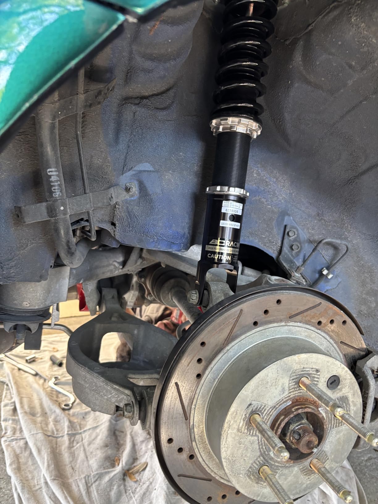 BC Racing BR True Rear Coilovers Compatible with 03-09 Infiniti G35 03-09 Nissan 350z customer photo 2