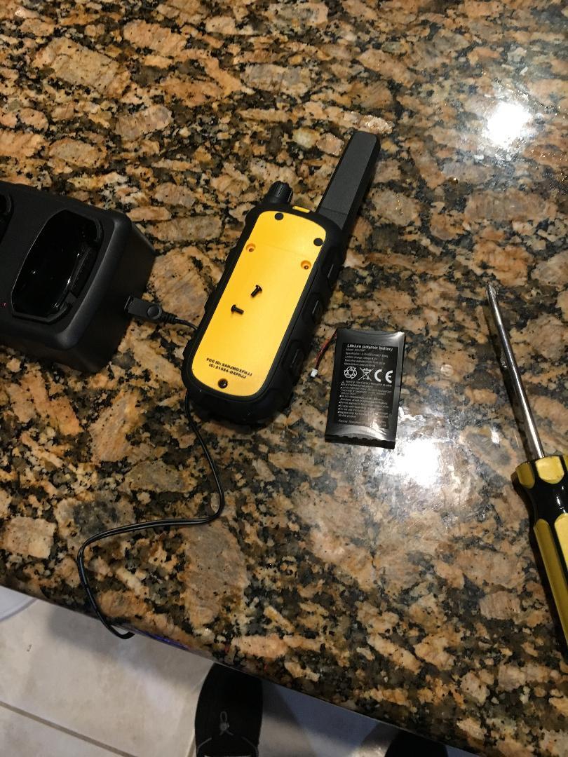 DEWALT DXFRS800 FRS Walkie Talkies, Long Range 2 Way Radio, 2W, IP67 Waterproof, Rechargeable, 2 Pack, DXFRS800 customer photo 1