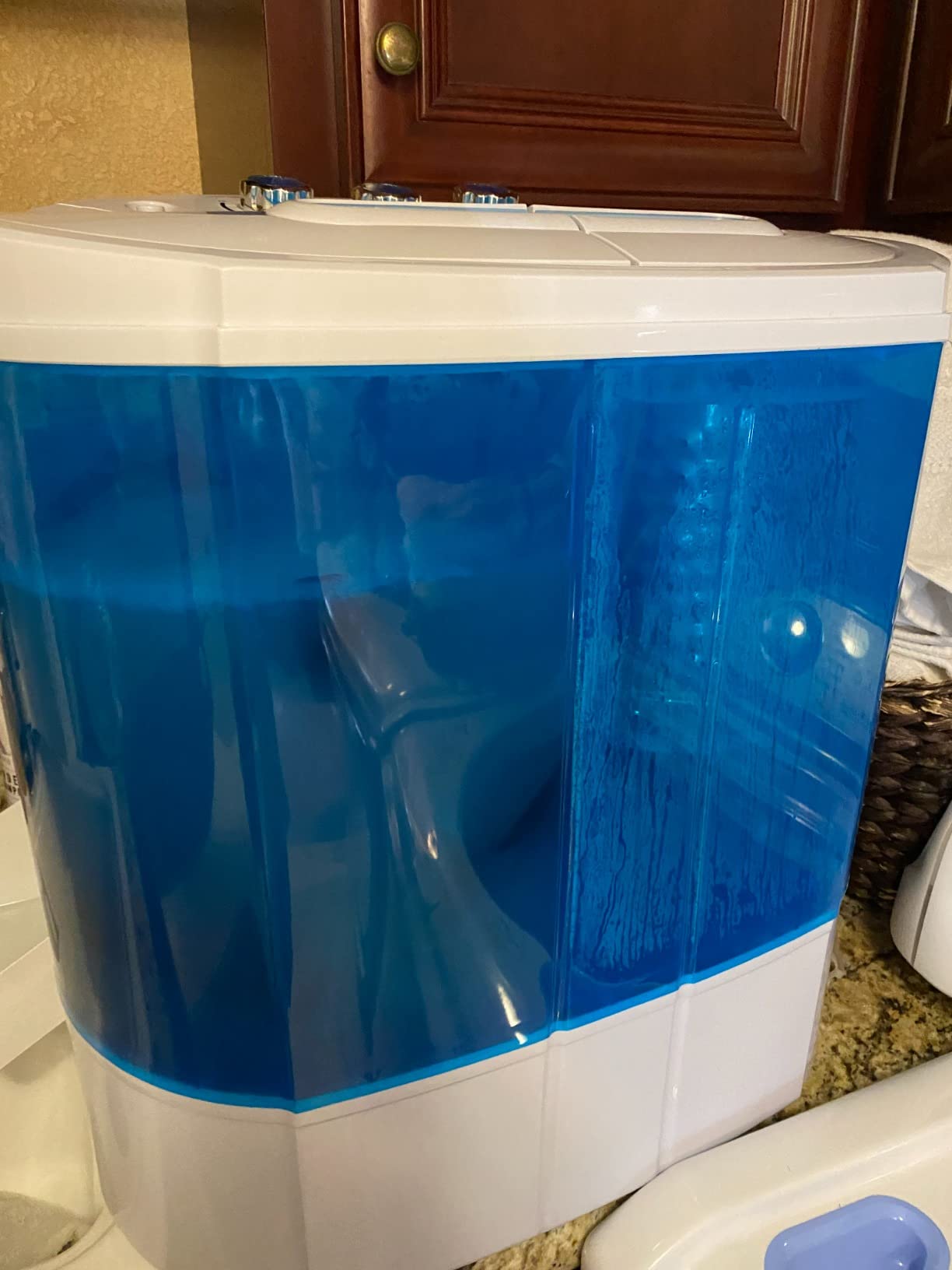 ZenStyle Portable Washer Compact Twin Tub 9.9 LB Mini Top Load Washing Machine Washer/Spinner w/ 6.57 FT Inlet Hose customer photo 1