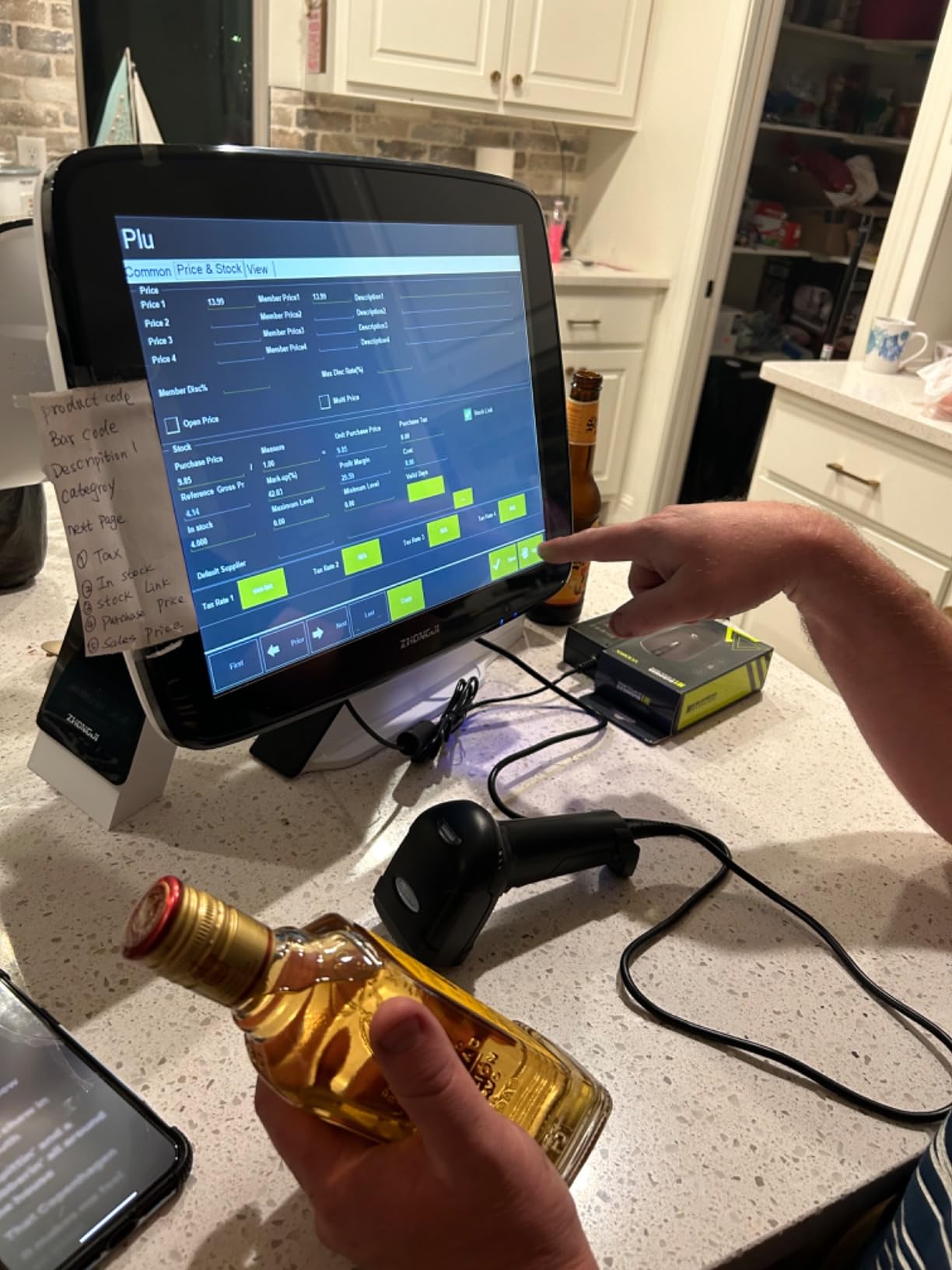 (Ship from USA) POS System,Cash Register for Retail,Includes Touch Screen Cash Register,80MM Thermal Printer,Cash Drawer,Barcode Scanner,Windows 10,POS Software customer photo 2