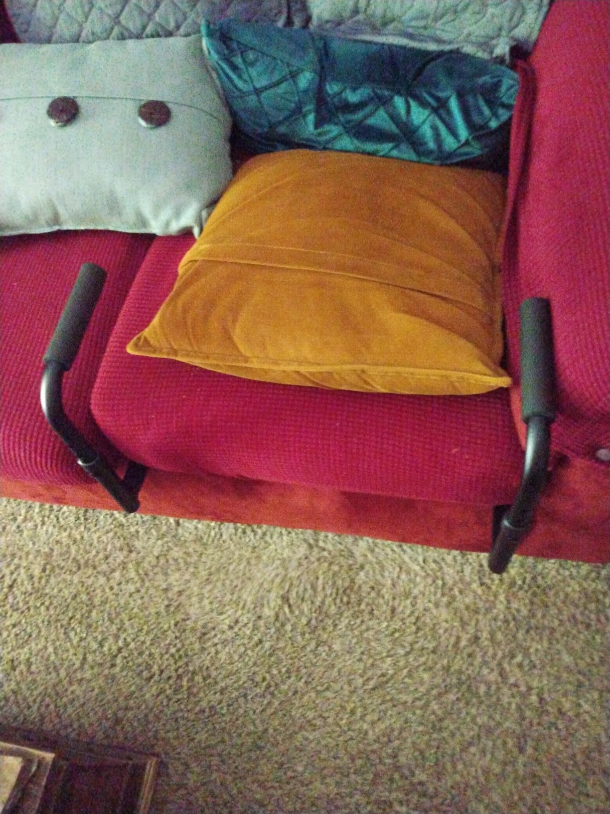 Vive Stand Assist - Mobility Standing Aid Rail for Couch, Chair | Assistance Handle for Patients, Elderly, Seniors and Disabled - Adjustable & Portable Safety Grab Bar customer photo 2