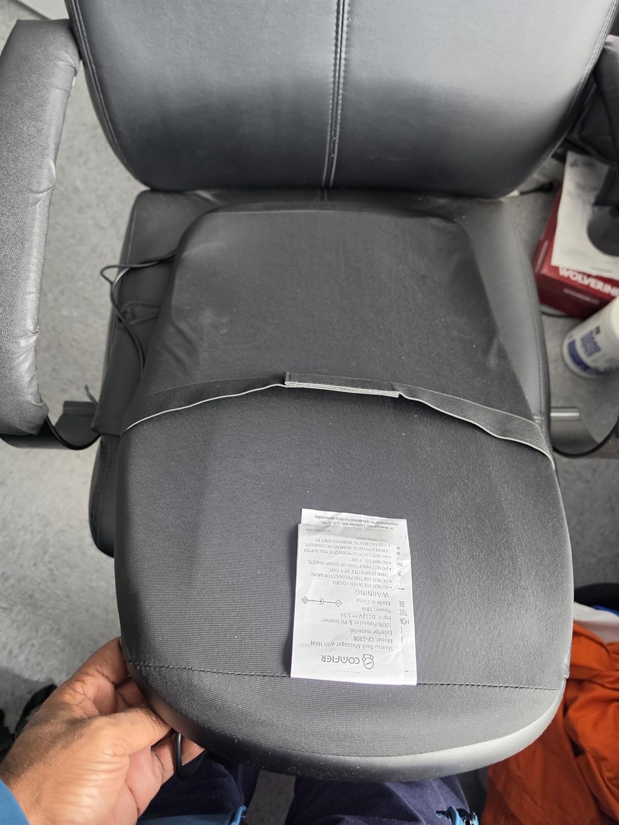 COMFIER Shiatsu Back Massager with Heat, Deep Tissue Kneading Massage Seat Cushion, Massage Chair Pad for Full Back, Body Massager for Home or Office Chair use, 2026 Gift for Men, Women customer photo 1