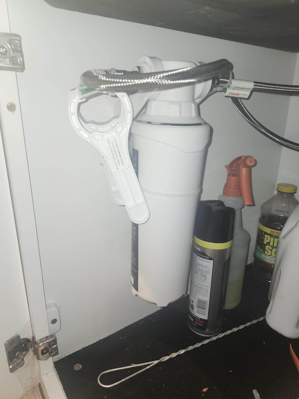 Frizzlife Under Sink Water Filter System - NSF/ANSI 53&42 Certified High Capacity Direct Connect Under Counter Drinking Water Filtration System - 0.5 Micron Reduces Lead, Chlorine, Bad Taste & Odor customer photo 1
