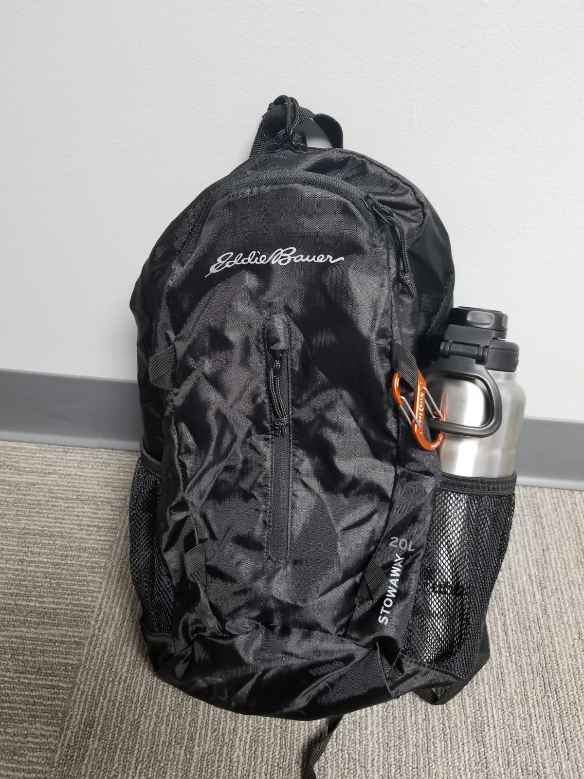 Eddie Bauer Stowaway Packable Backpack - Maroon, 20L customer photo 1