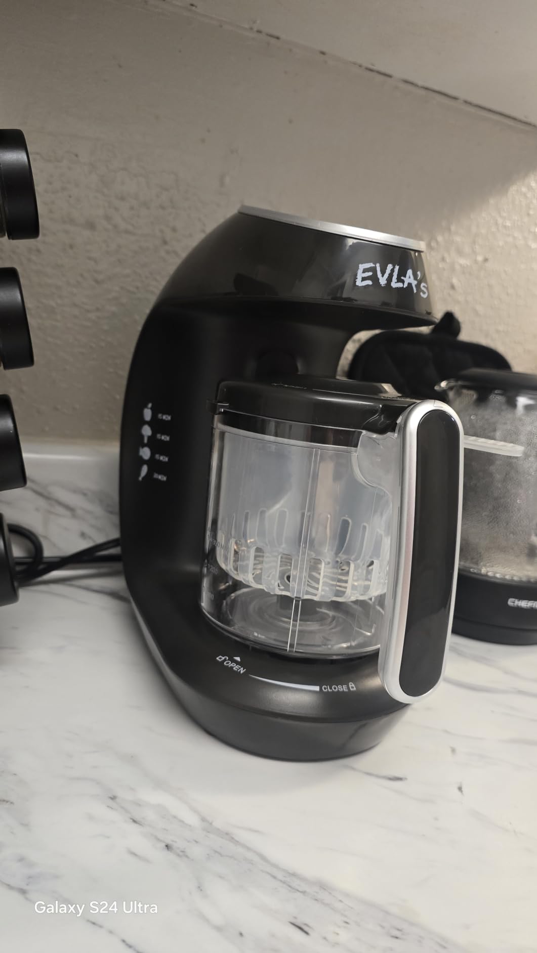 EVLA'S Baby Food Maker, Steamer, Blender, Baby Food Processor, White customer photo 1