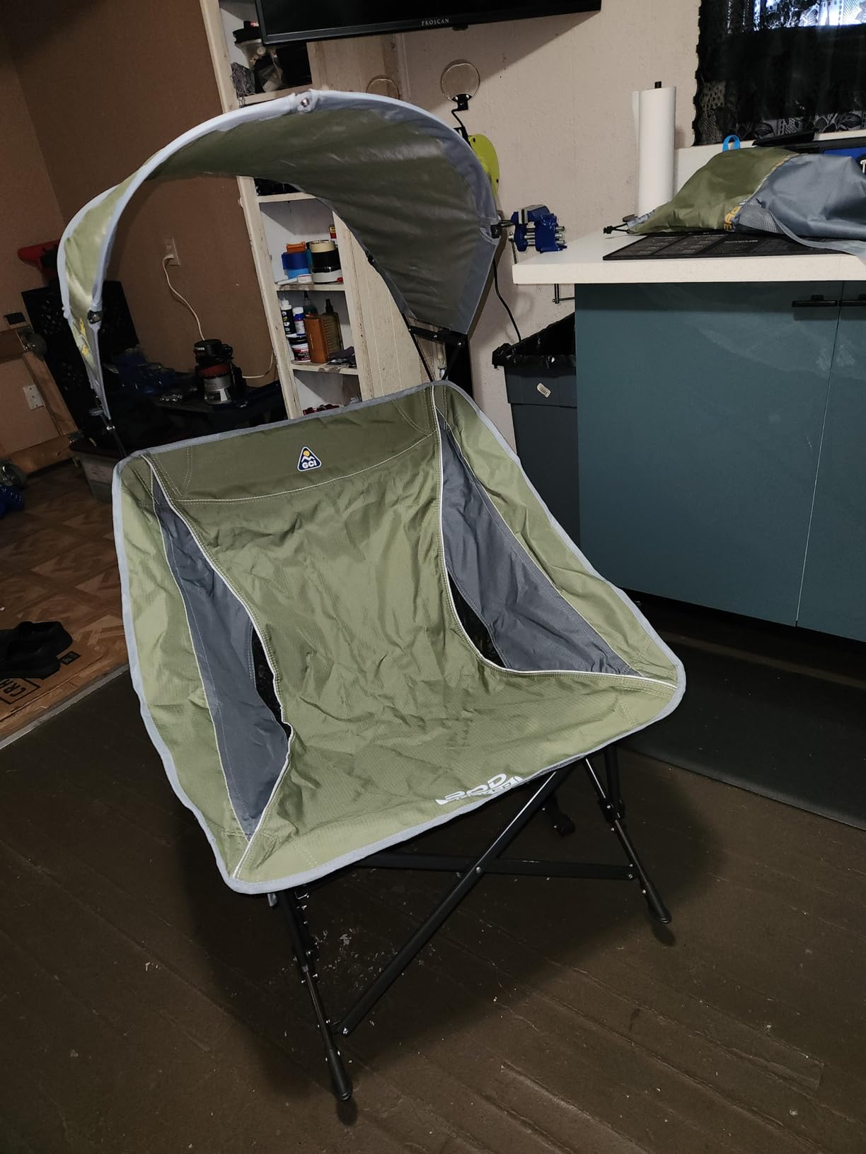 GCI Outdoor Pod Rocker Outdoor Rocking Chair with SunShade Canopy customer photo 2