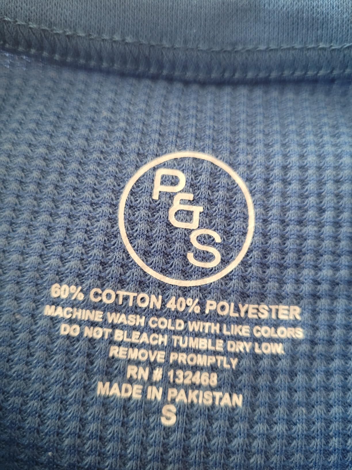 Place and Street Men's Cotton Thermal Underwear Set Shirt Pants Long Johns customer photo 1