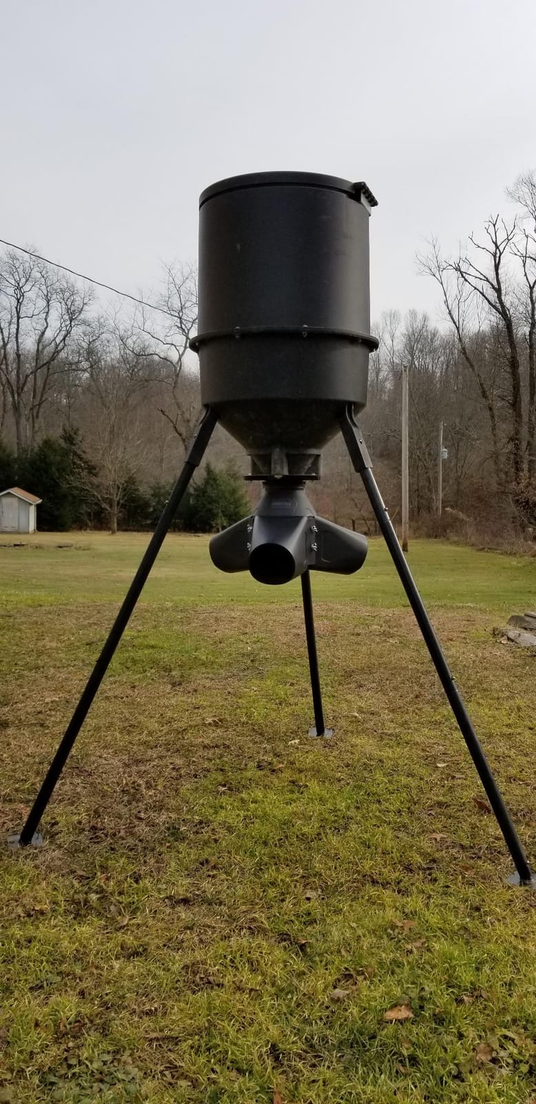 Moultrie Gravity Feeder Kit with Quick-Lock Adapter, no power needed, easy conversion kit, protein pellet ready, rugged construction customer photo 1
