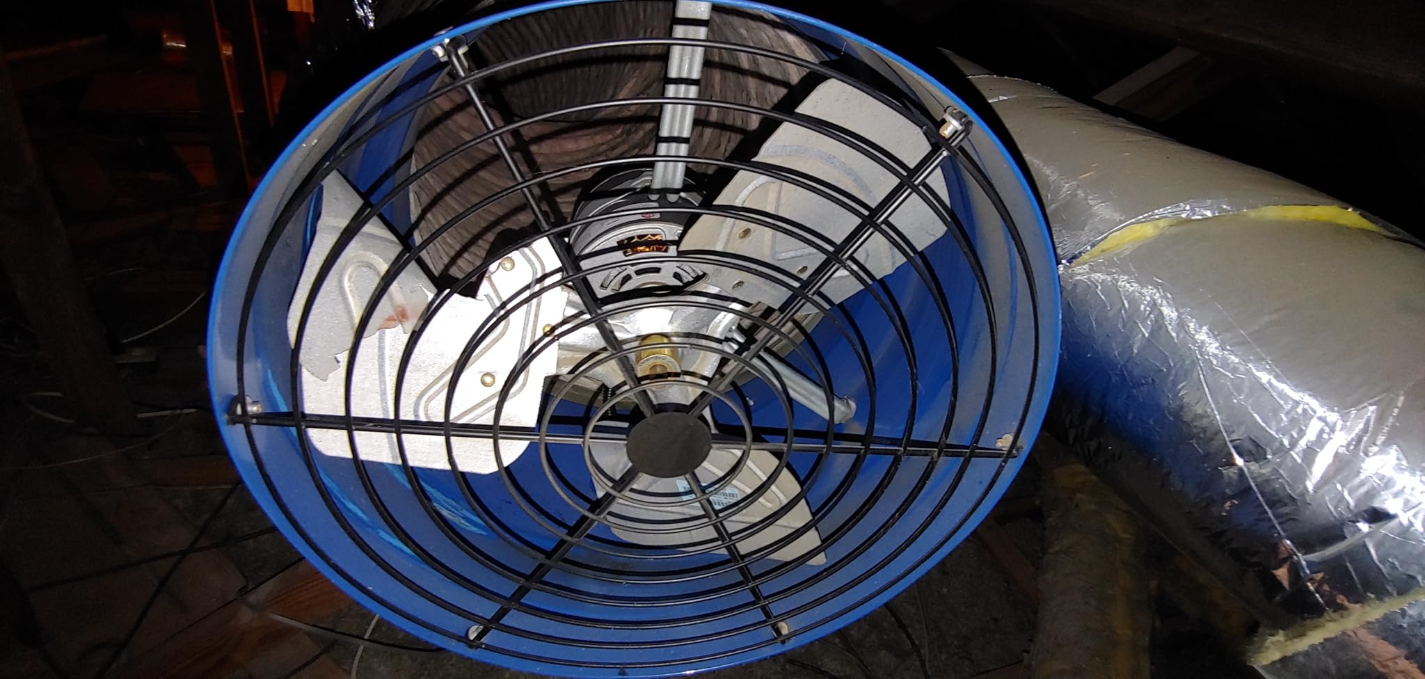 QA-Deluxe 5500 Energy Efficient Whole House Fan 2 Speed Temp/Timer Control | Plug & Play, Temperature Timer Remote Control, Removable Grille, 10 Warranty, Up To 3400 Sq Ft 2 Story & 2400 Sq Ft 1 Story customer photo 2