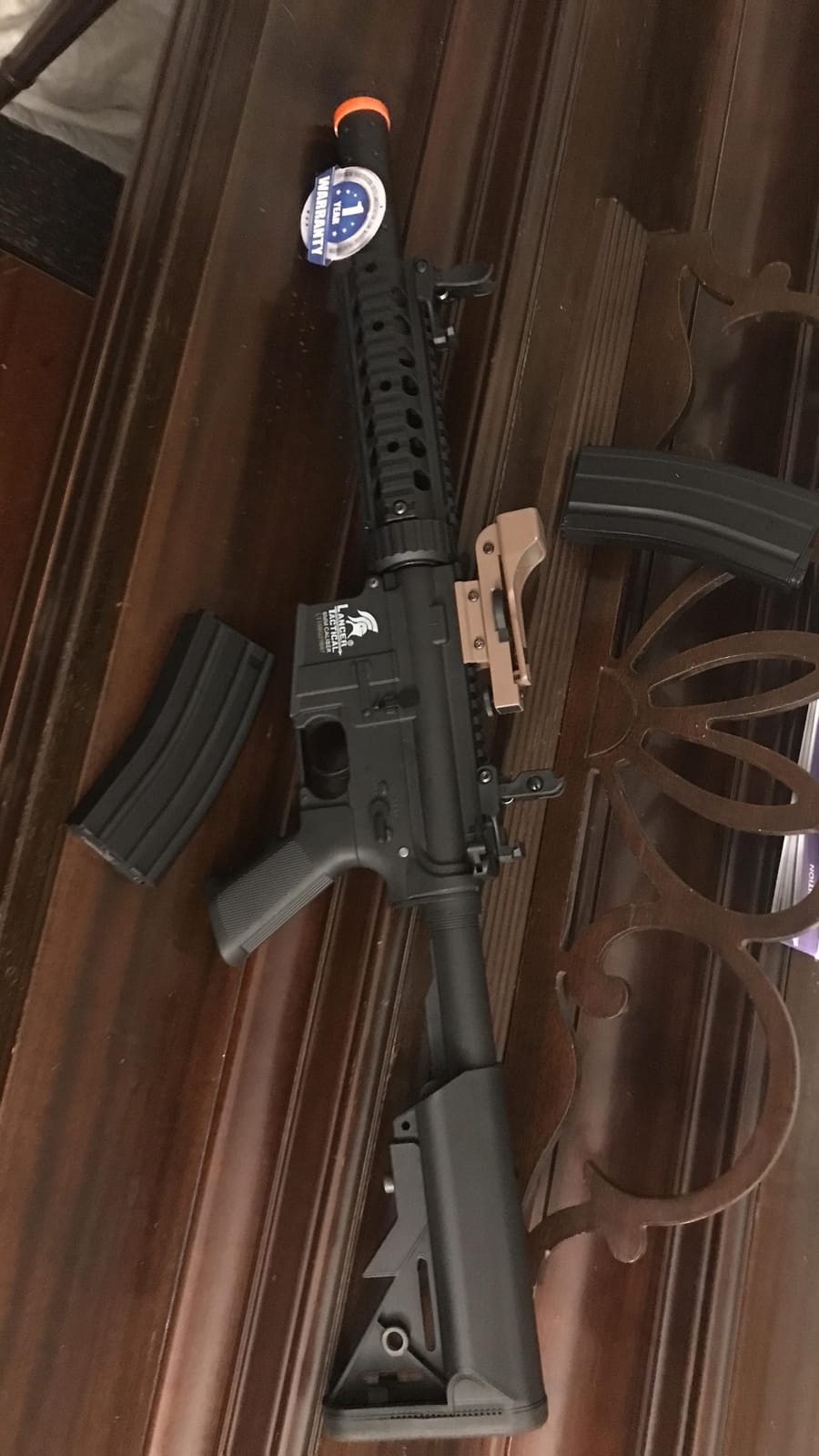 Lancer Tactical Gen 2 SD M4 Polymer (Long Rail)- Full/Semi-Auto Picatinny Rail AEG Rifle with 0.20g BBS, Charger and Battery customer photo 2