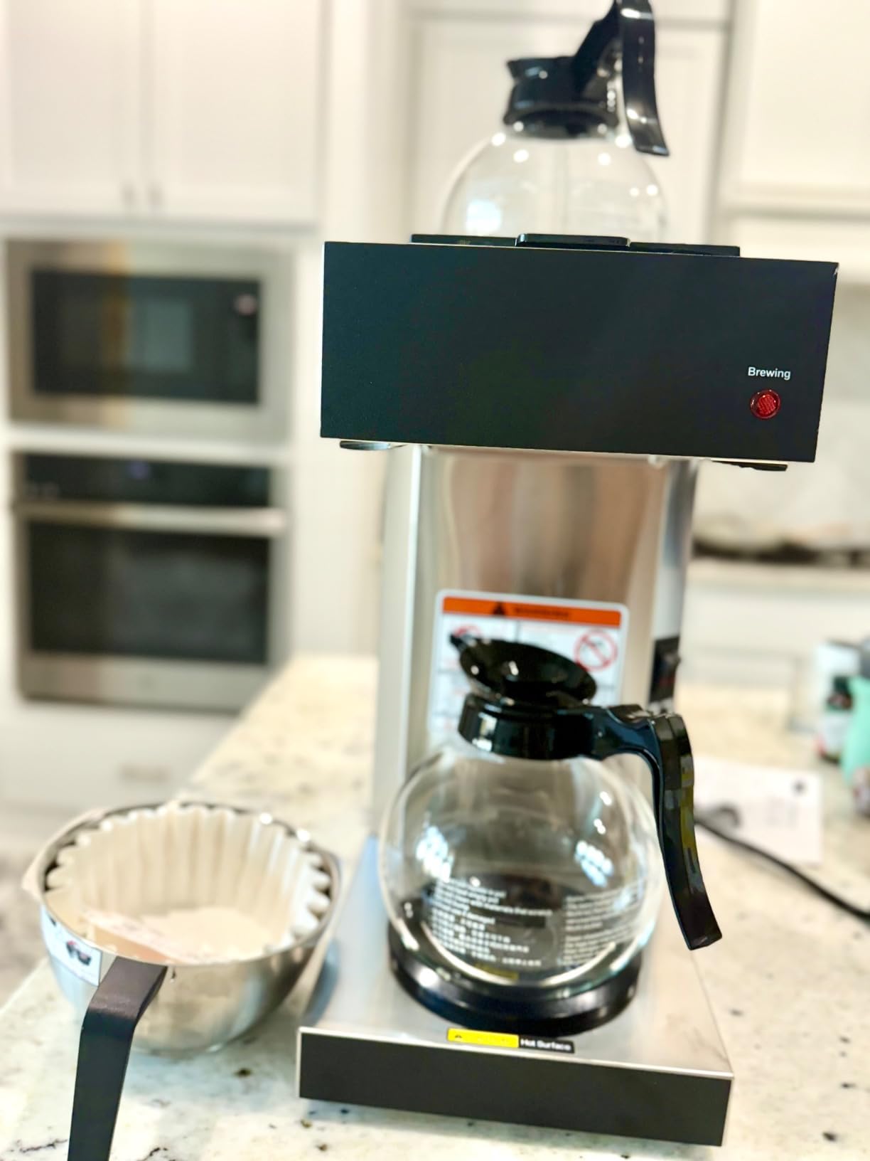 SYBO 12-Cup Commercial Pour Over Coffee Maker SF-CB-2GA customer photo 2