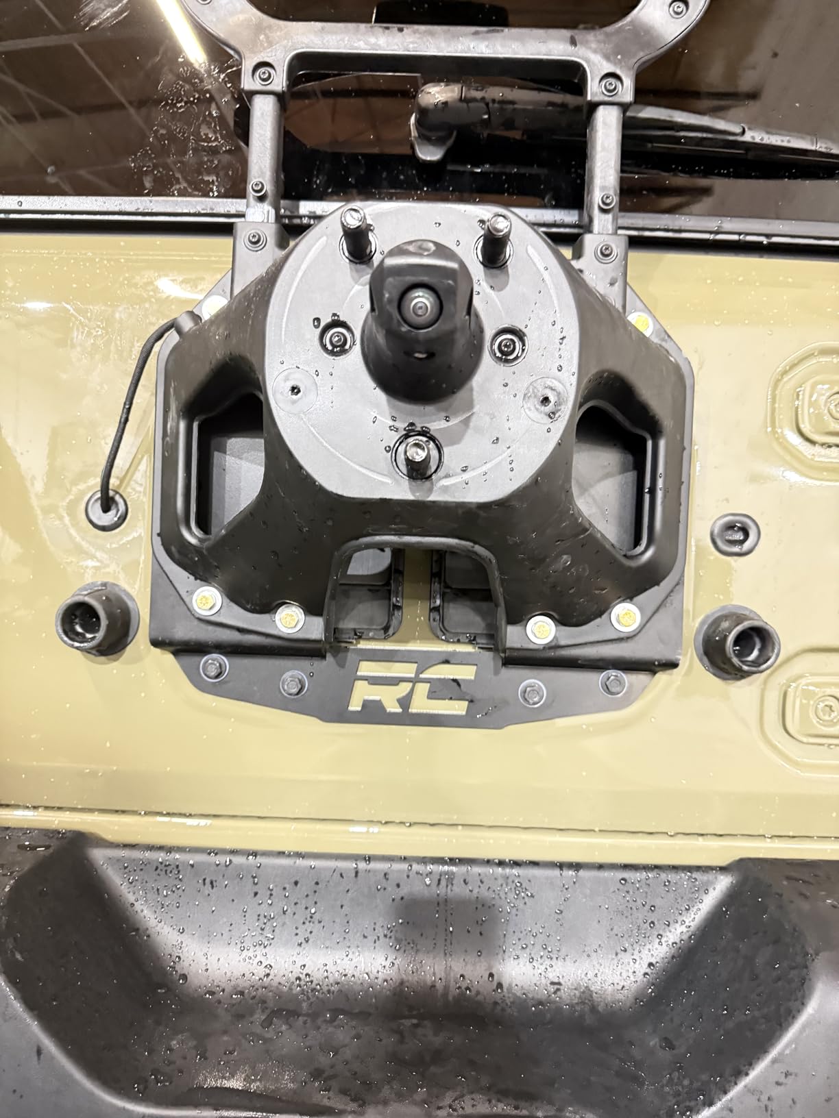 Rough Country Spare Tire Relocation Bracket for Jeep Wrangler JL (2018-2024) customer photo 1
