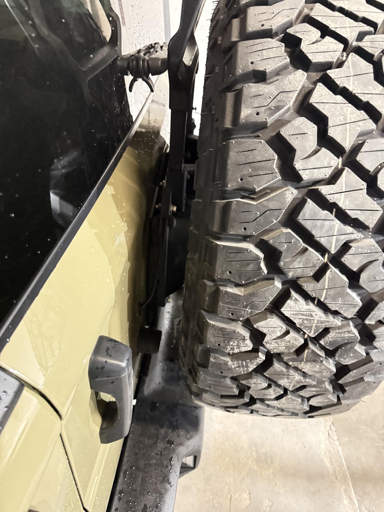 Rough Country Spare Tire Relocation Bracket for Jeep Wrangler JL (2018-2024) customer photo 2